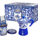 0005414 cafetera manual Cafetera italiana Azul  Blanco