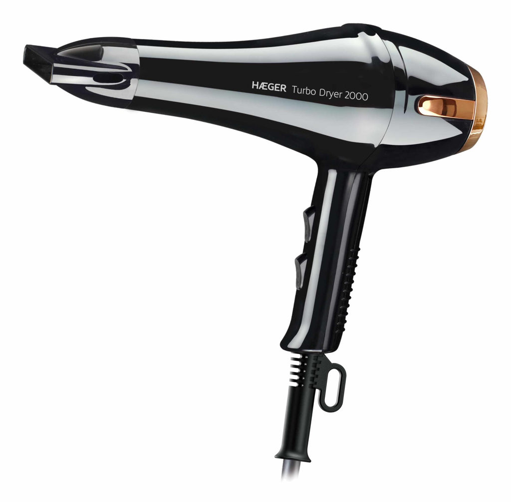 Turbo Dryer 2000 secador 2000 W Negro  Cobre