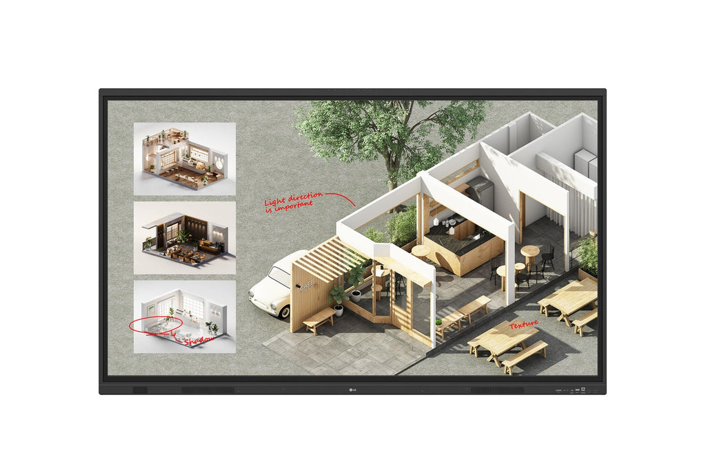 CreateBoard Standard pizarra blanca interactiva 190 5 cm (75") 3840 x 2160 Pixeles Pantalla tctil Negro