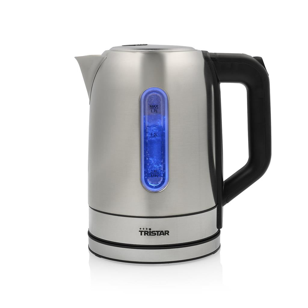 WK-1344 tetera elctrica 1 7 L 2200 W Negro  Plata