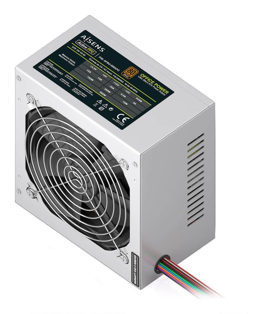 APSU-500APC unidad de fuente de alimentacin 500 W 20+4 pin ATX ATX Blanco
