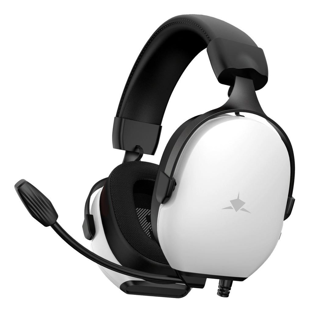 FOX Auriculares Almbrico Diadema Juego Blanco  Negro