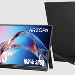 A1M Monitor porttil Negro 43 9 cm (17.3") LCD 1920 x 1080 Pixeles