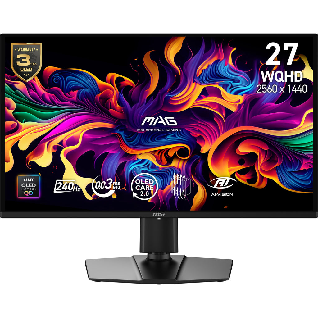 MAG 274QP QD-OLED X24 pantalla para PC 67 3 cm (26.5") 2560 x 1440 Pixeles Wide Quad HD Negro