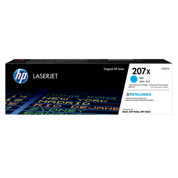 Cartucho de tner Original 207X LaserJet cian de alta capacidad