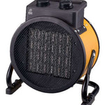 TI-20 calefactor elctrico Interior Negro  Amarillo 2000 W Ventilador elctrico