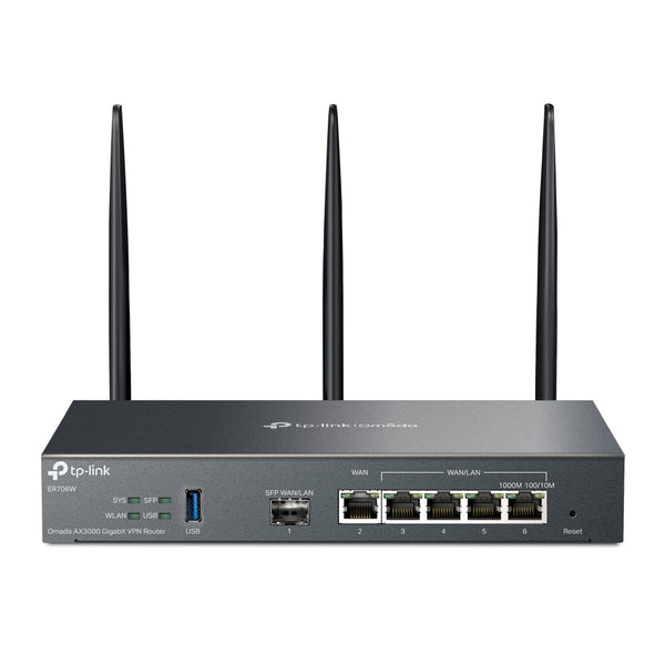 Omada ER706W router inalmbrico Gigabit Ethernet Doble banda (2 4 GHz / 5 GHz) Negro