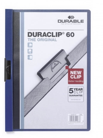 Duraclip 60 archivador PVC Azul  Transparente