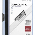 Duraclip 30 archivador PVC Azul claro  Transparente