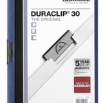 Duraclip 30 archivador PVC Azul  Transparente