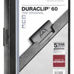 Duraclip 60 archivador PVC Negro  Transparente