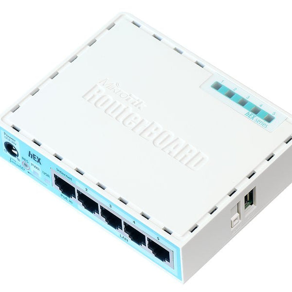 RB750GR3 router Gigabit Ethernet Turquesa  Blanco