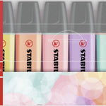 Boss Original Pastel marcador 6 pieza(s) Punta de cincel Lila  Menta  Melocotn  Rosa  Turquesa  Amarillo