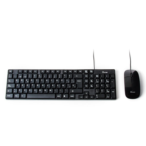 LL-KB-816-COMBO teclado USB Espaol Negro
