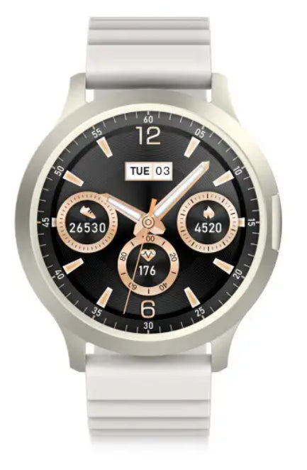 Smartwatch Elite  Pantalla AMOLED 1.43"  Autonoma 7 das  IP67  Modo deporte y salud  Llamadas  Plateado