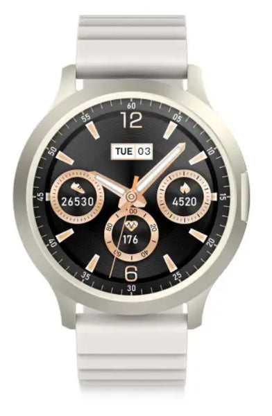 Smartwatch Elite  Pantalla AMOLED 1.43"  Autonoma 7 das  IP67  Modo deporte y salud  Llamadas  Plateado
