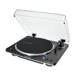 AT-LP70XBT Tocadiscos de traccin por correa Negro  Plata Totalmente automtico