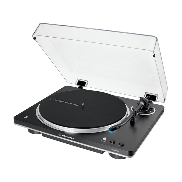 AT-LP70XBT Tocadiscos de traccin por correa Negro  Plata Totalmente automtico