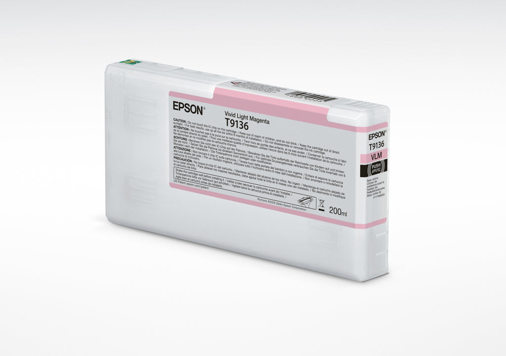 T9136 Vivid Light Magenta Ink Cartridge (200ml)