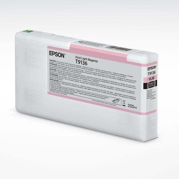 T9136 Vivid Light Magenta Ink Cartridge (200ml)