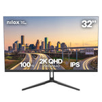 MONITOR 32 IPS 100 HZ HDMI Y DP pantalla para PC 81 3 cm (32") 2560 x 1440 Pixeles Quad HD LCD Negro