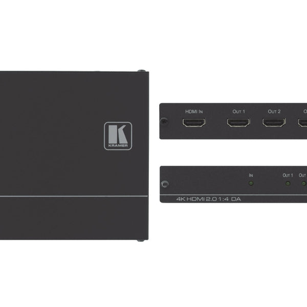 VM-4H2 amplificador de lnea de video Negro