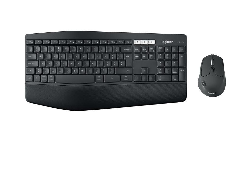 MK850 Performance teclado Ratn incluido Universal RF Wireless + Bluetooth QWERTY Espaol Negro