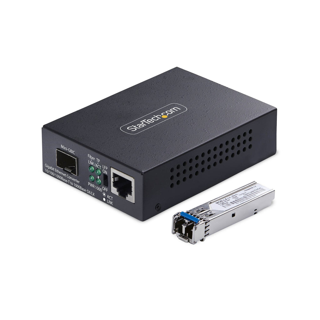 MCM1110SMLC20 convertidor de medio 2000 Mbit/s 1310 nm Monomodo Negro
