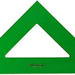 FABER - CASTELL ESCUADRA SIN GRADUAR 16CM VERDE