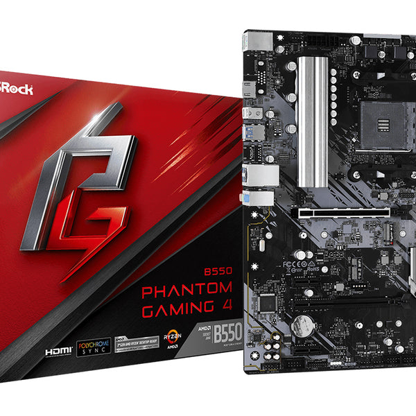 B550 Phantom Gaming 4 AMD B550 Zcalo AM4 ATX