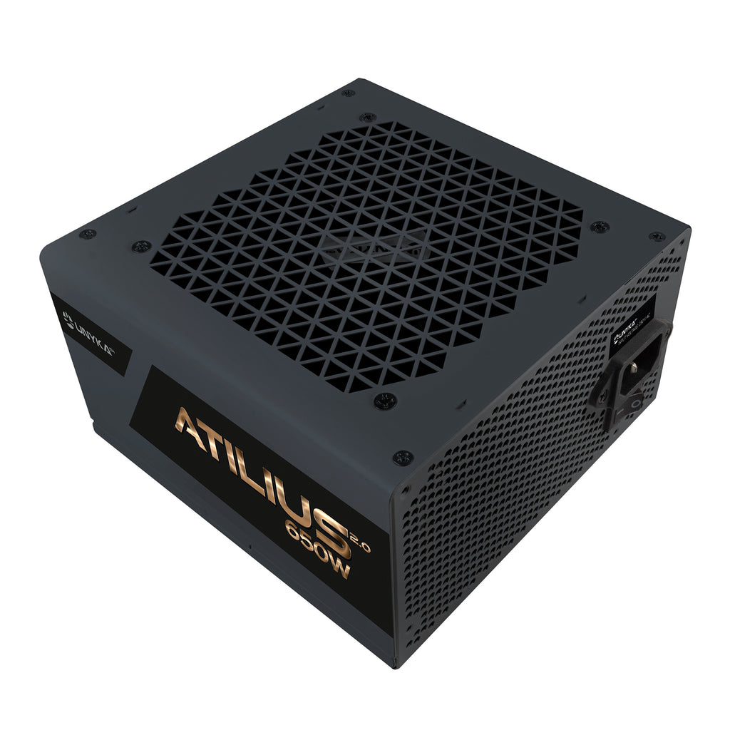 ATX Atilius 2.0 Black 650W 80+ Bronze unidad de fuente de alimentacin 20+4 pin ATX Negro