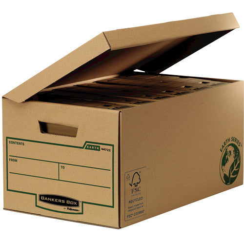 4472205 caja de almacenaje Negro  Marrn Rectangular Papel