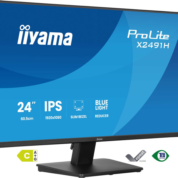 ProLite X2491H-B1 pantalla para PC 60 5 cm (23.8") 1920 x 1080 Pixeles Full HD LCD Negro