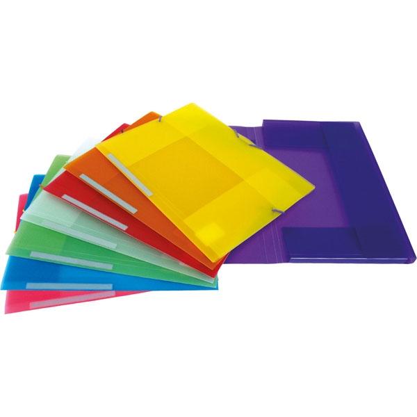 GRAFOPLS CARPETA COLORGRAF 3 SOLAPAS PP TRANSLCIDO GOMAS FOLIO NATURAL