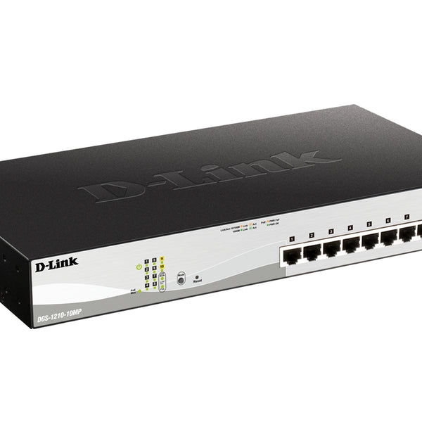 DGS-1210-10MP switch Gestionado L2/L3 Gigabit Ethernet (10/100/1000) Energa sobre Ethernet (PoE) Negro