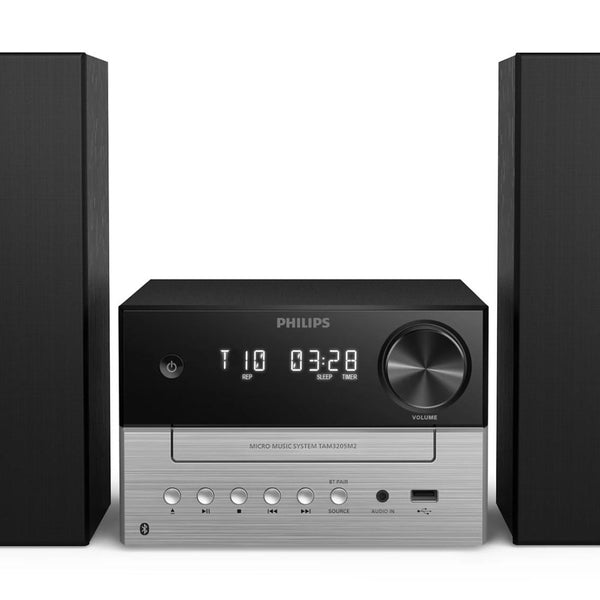 TAM3205M2/77 sistema de audio para el hogar Microcadena de msica para uso domstico 20 W Negro  Plata