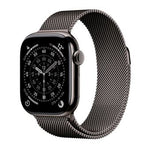 Apple Watch Series 11 GPS + Cellular 42mm Titanio Oro y Correa Milanese Loop Dorado