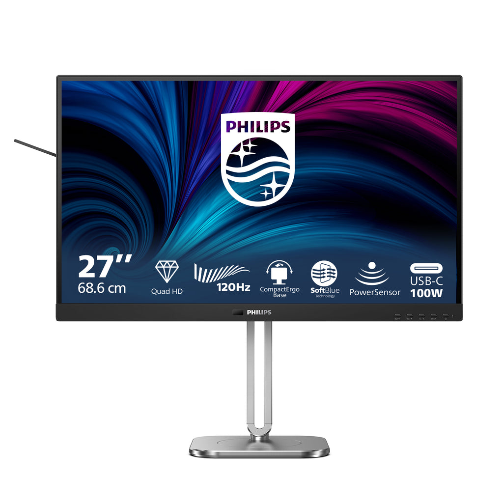 27B2U4601/00 pantalla para PC 68 6 cm (27") 2560 x 1440 Pixeles Quad HD LCD Gris