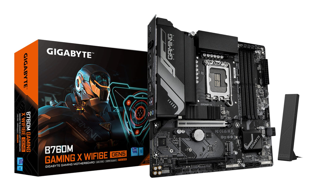 B760M GAMING X WIFI6E GEN5 Placa Base  Compatible con procesadores Intel Core 14 generacin  VRM de 8+1+1 fases  hasta 5600 MHz DDR5  2 x M.2 PCIe 4.0  Wi-Fi 6E  LAN 2.5 GbE  USB 3.2 Gen 1