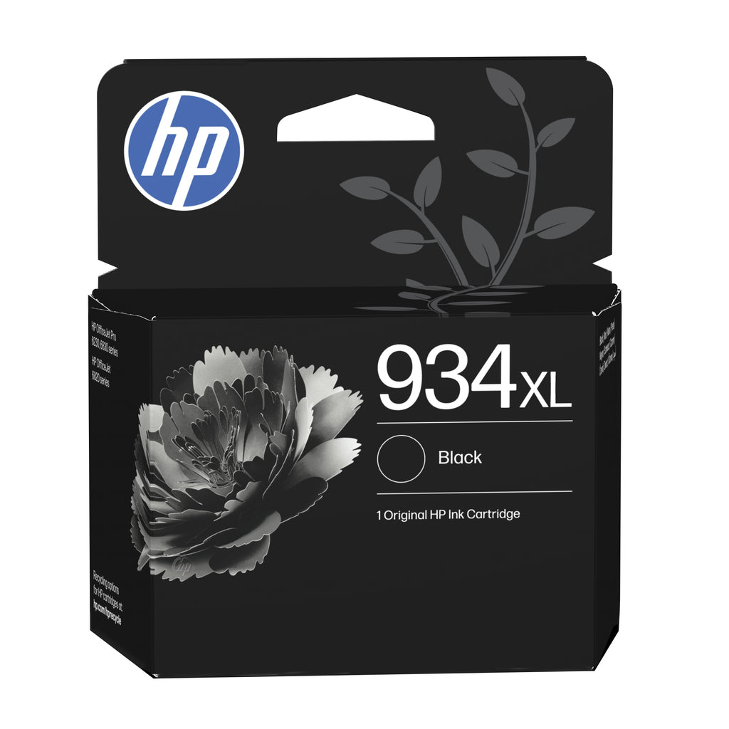 Cartucho de tinta original 934XL de alta capacidad negro