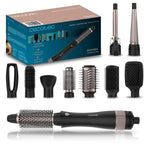 Bamba CeramicCare 10in1 Herramienta de peinado con mltiples accesorios Caliente Negro  Rosa 1 6 m