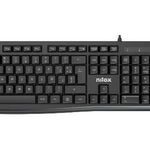 NXKME0012 teclado Ratn incluido Universal USB QWERTY Espaol Negro