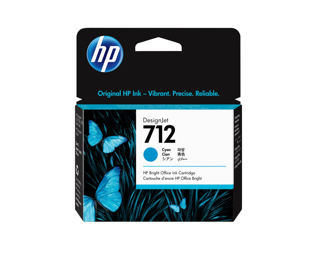 Cartucho de Tinta DesignJet 712 cian de 29 ml