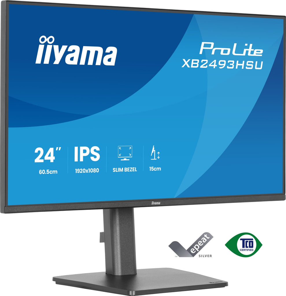 ProLite XB2493HSU-B1 pantalla para PC 60 5 cm (23.8") 1920 x 1080 Pixeles Full HD LED Negro