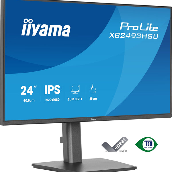 ProLite XB2493HSU-B1 pantalla para PC 60 5 cm (23.8") 1920 x 1080 Pixeles Full HD LED Negro