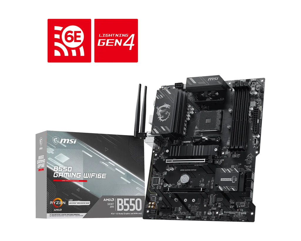 B550 GAMING WIFI6E placa base AMD B550 Zcalo AM4
