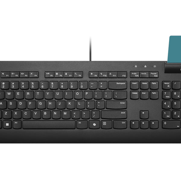 Smartcard Wired keyboard II teclado Oficina USB Espaol Negro