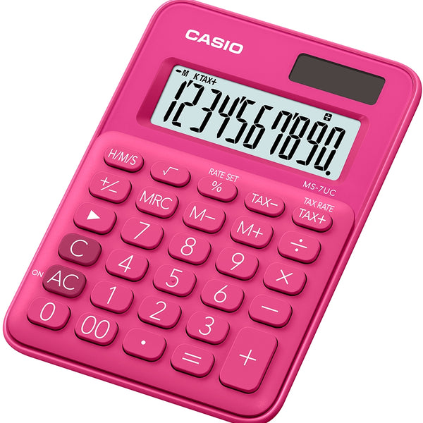 MS-7UC calculadora Escritorio Pantalla de calculadora Rojo