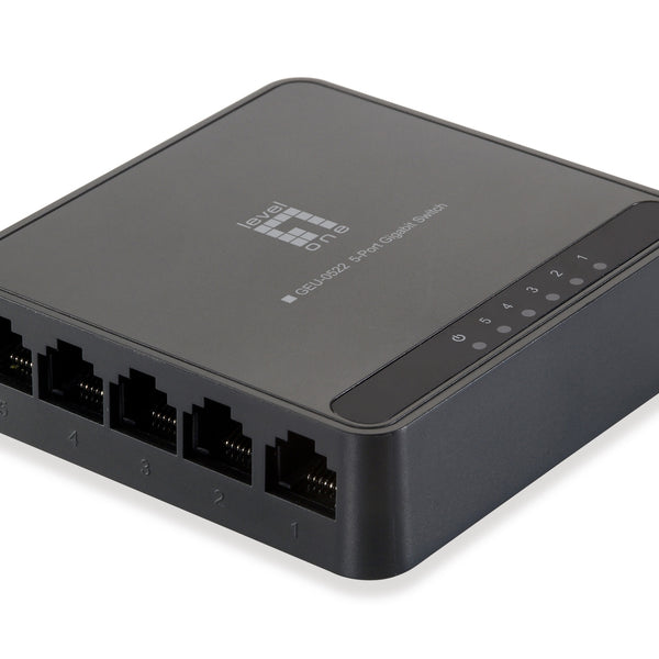 GEU-0522 switch Gigabit Ethernet (10/100/1000) Negro