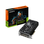 GeForce RTX 5060 Ti WINDFORCE OC 8G Tarjeta Grfica  8 GB GDDR7  128 bits  PCI-E 5.0  2587 MHz Frecuencia del ncleo  3 x DisplayPort  1 x HDMI  GV-N506TWF2OC-8GD